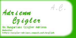 adrienn czigler business card